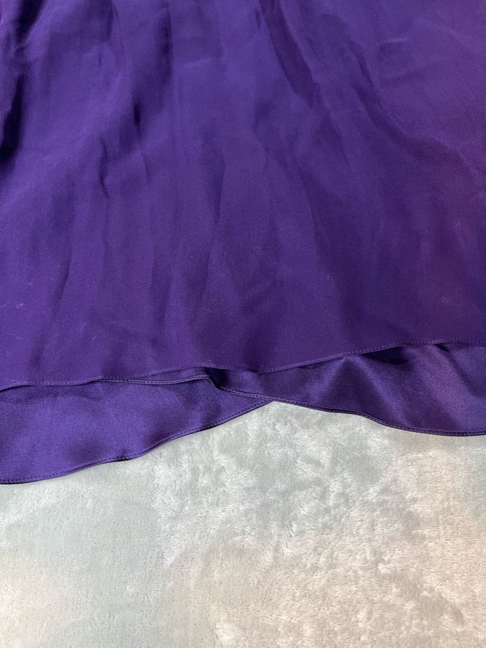 Thomas Wylde Purple Halter Midi Dress Gold Chain Straps Size Tag Missing - Picture 15 of 16